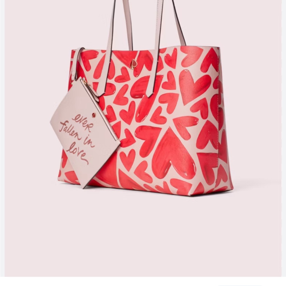 ⭐️Low start Kate Spade Red Heart Tote Bag - Picture 3 of 12
